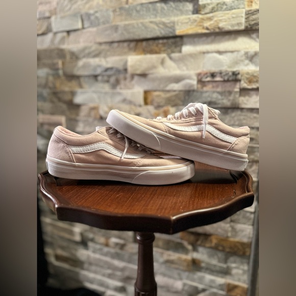 VANS Missy Old Skool Skateboard Blush Pink Canvas Shoes Girls Size 2.5 #Vans - Picture 6 of 8